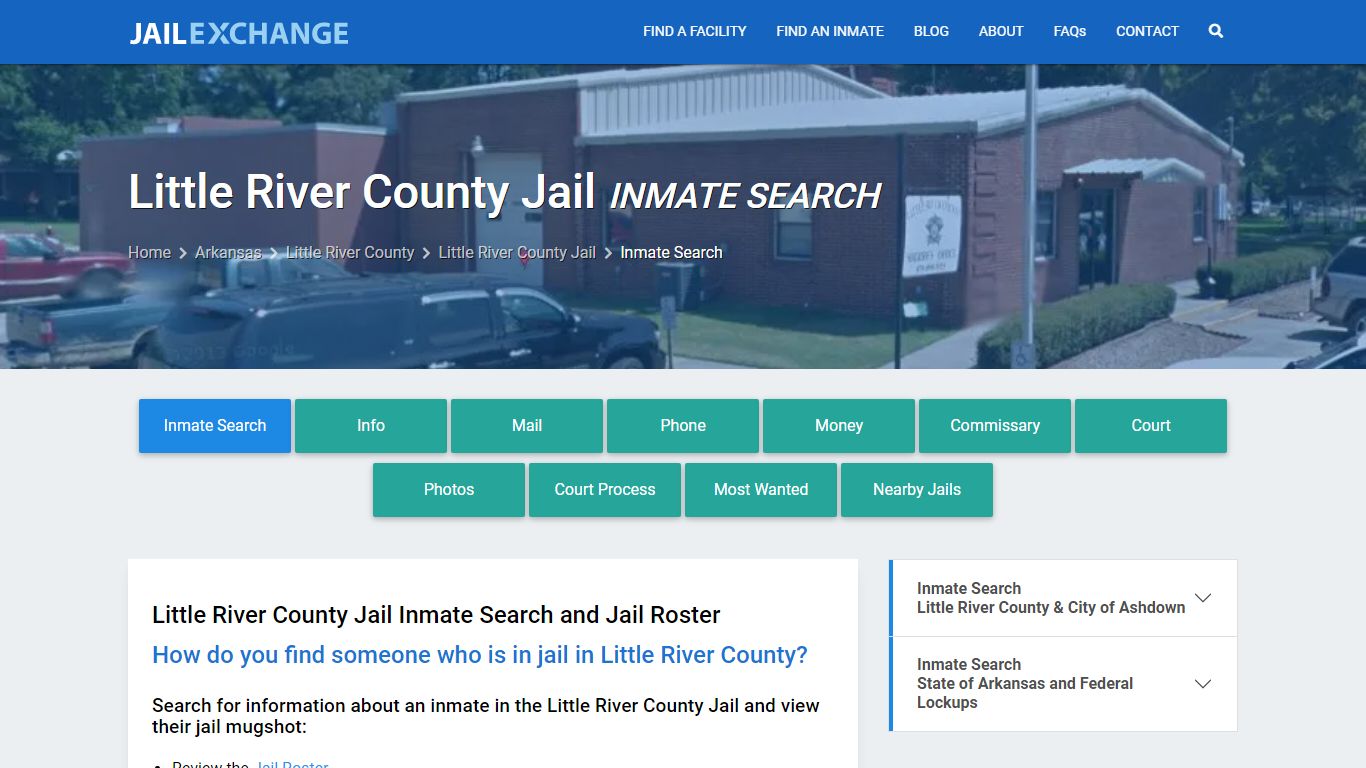 Inmate Search: Roster & Mugshots - Little River County Jail, AR