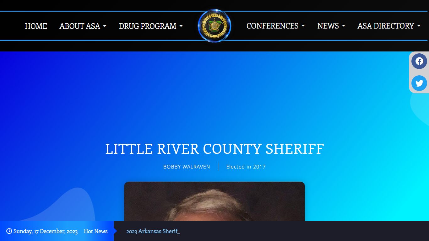 LITTLE RIVER COUNTY SHERIFF – Arkansas Sheriff Association